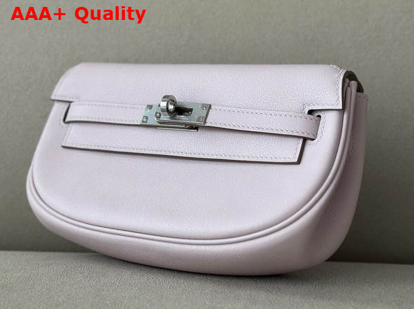 Hermes Kelly Moove Bag in Pale Pink Swift Calfskin Replica