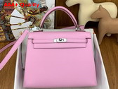 Hermes Kelly Sellier 25 Bag in Candy Pink Epsom Calfskin Replica