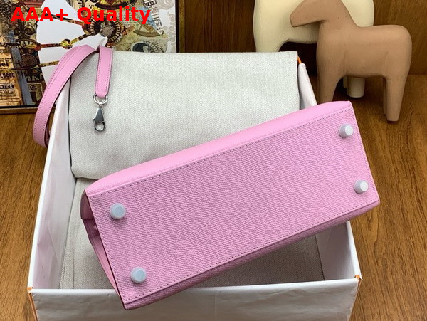 Hermes Kelly Sellier 25 Bag in Candy Pink Epsom Calfskin Replica