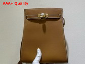 Hermes Kelly Sport Handbag in Tan Epsom Leather Replica