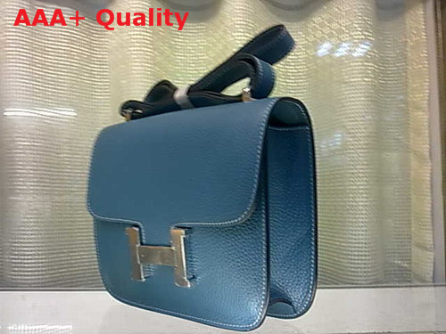 Hermes Constance Blue Silver Lock Replica