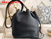 Hermes Licol Hermes 17 Bag in Black Evercolor Calfskin Replica