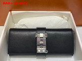 Hermes Medor Clutch in Black Swift Calfskin Replica