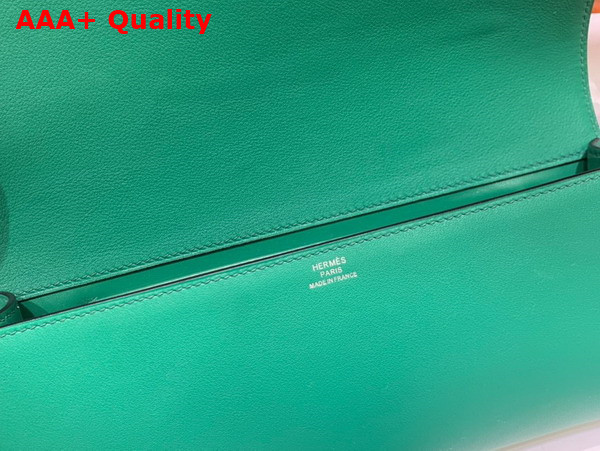 Hermes Medor Clutch in Green Swift Calfskin Replica