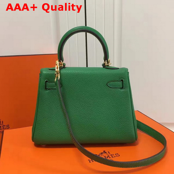 Hermes Mini Kelly Green Togo Leather Replica