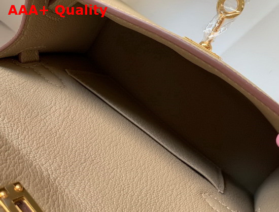 Hemes Mini Kelly II Archive Beige Epsom Leather Replica