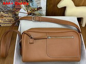 Hermes Nouveau On Body Bag in Gold Brown Replica