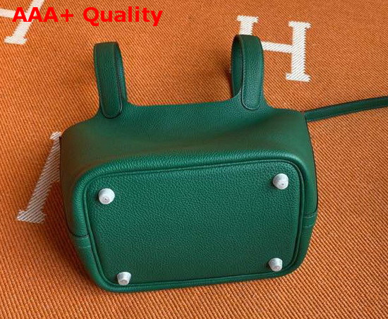 Hermes Picotin Lock 18 Bag in Green Taurillon Clemence Leather Replica