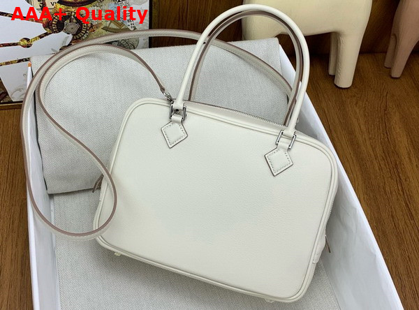 Hermes Plume Bag 20cm Milk White Swift Calfskin Replica