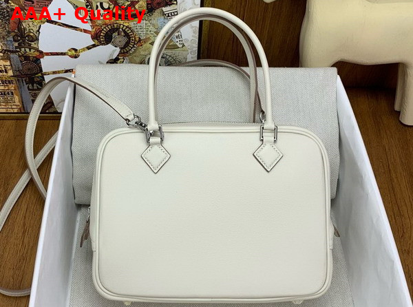 Hermes Plume Bag 20cm Milk White Swift Calfskin Replica