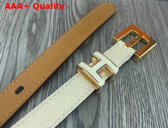 Hermes Pop H 15 Belt Craie Epsom Calfskin Replica