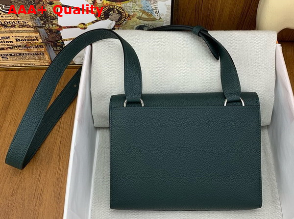 Hermes Sac a Depeches 21 Bag in Cypress Green Togo Leather Replica