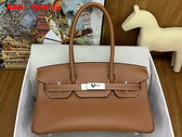 Hermes Shoulder Birkin 29 in Gold Brown Swift Calfskin Replica