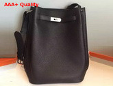 Hermes So Kelly Bag In Black Original Leather Replica