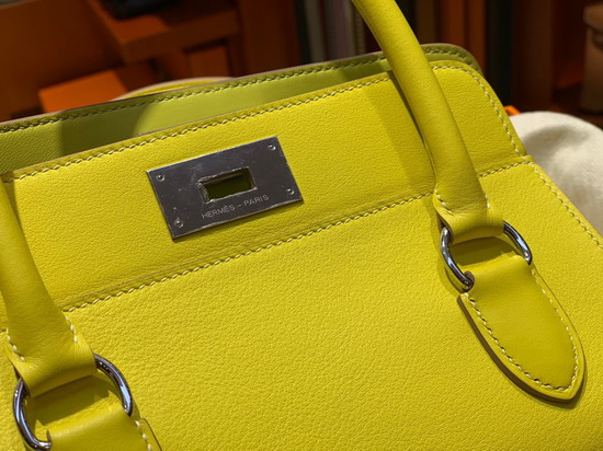 Hermes Tool Box 20 Lemon Yellow Replica