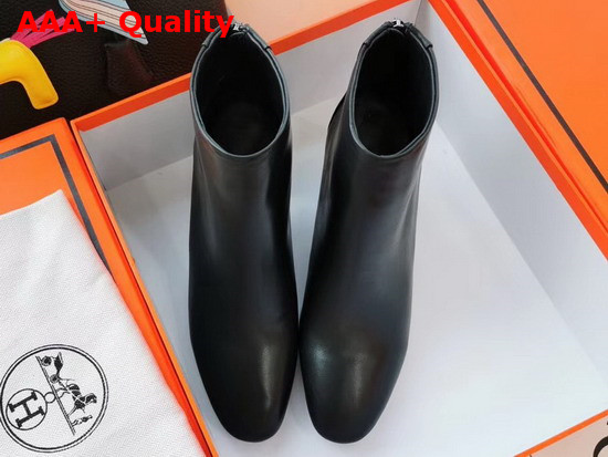 Hermes Veronica Ankle Boot Noir Calfskin Replica