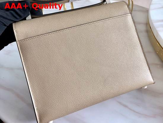 Hermes Verrou 21 Bag in Light Grey Epsom Calfskin Hand Stitching Replica