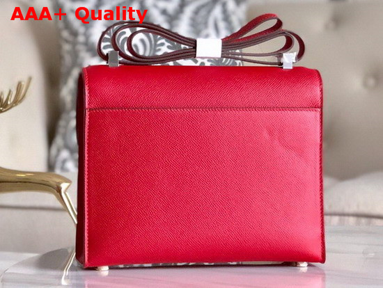 Hermes Verrou 21 Bag in Red Epsom Calfskin Hand Stitching Replica