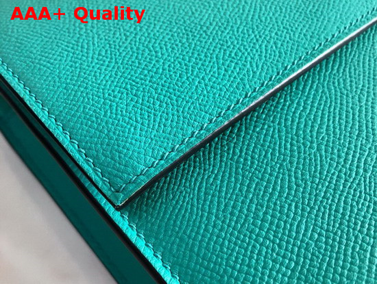 Hermes Verrou 21 Bag in Turquoise Epsom Calfskin Hand Stitching Replica