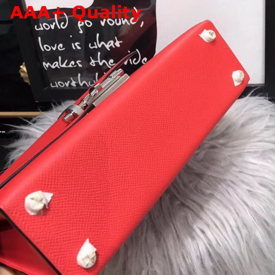 Hermes Verrou Bag in Red Epsom Calfskin Replica