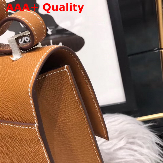 Hermes Verrou Bag in Tan Epsom Calfskin Replica