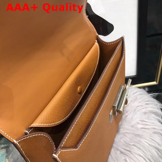 Hermes Verrou Bag in Tan Epsom Calfskin Replica