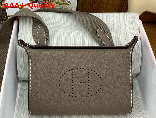 Hermes Videpoches Bag in Elephant Grey Togo Calfskin Replica