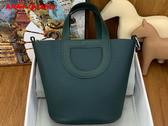 Hermes in The Loop Bag in Cypress Green Togo Leather Replica