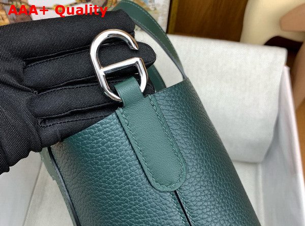 Hermes in The Loop Bag in Cypress Green Togo Leather Replica