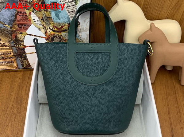 Hermes in The Loop Bag in Cypress Green Togo Leather Replica