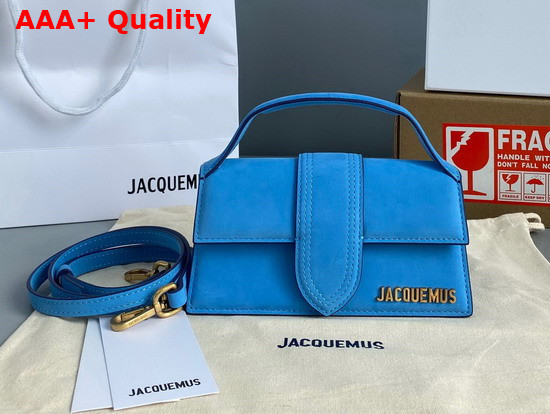 Jacquemus Le Bambino Blue Nubuck Replica