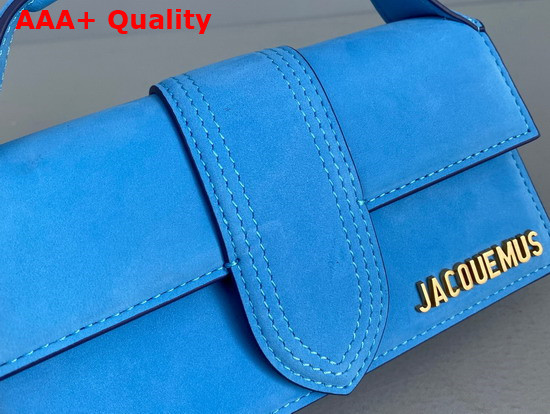 Jacquemus Le Bambino Blue Nubuck Replica