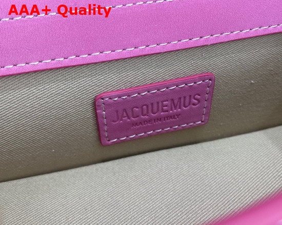 Jacquemus Le Bambino Mini Suede Envelope Handbag in Pink Replica