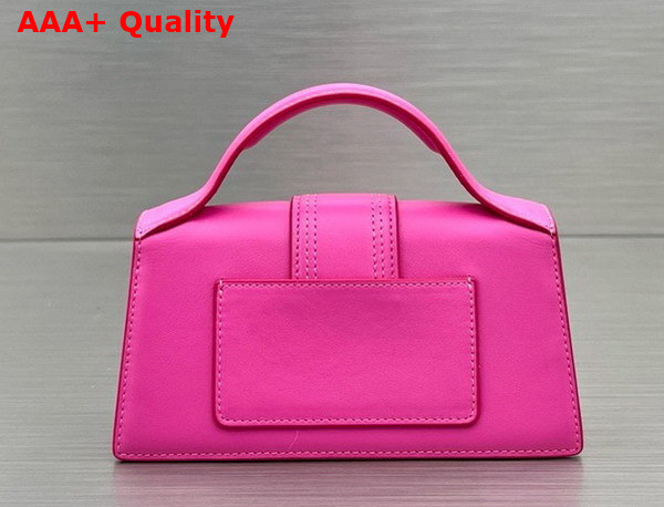 Jacquemus Le Bambino Small Flap Bag in Pink Smooth Leather Replica