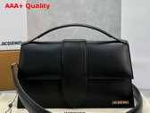 Jacquemus Le Bambinou Envelope Handbag in Black Leather Replica