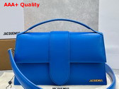 Jacquemus Le Bambinou Envelope Handbag in Blue Leather Replica