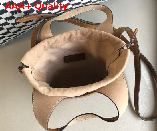 Jacquemus Le Carino Suede Bucket Bag in Brown Replica