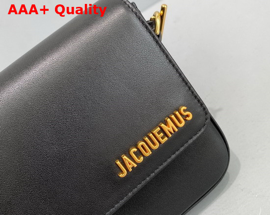 Jacquemus Le Carinu Black Leather Replica