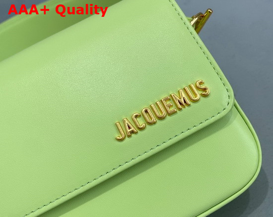 Jacquemus Le Carinu Light Green Leather Replica