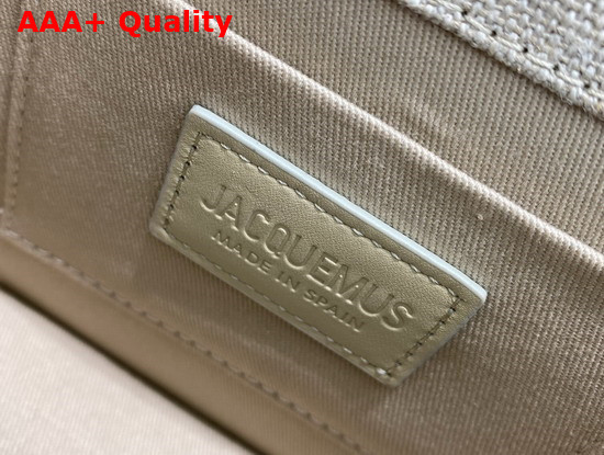 Jacquemus Le Chiquito Dark Beige Canvas Bag Replica