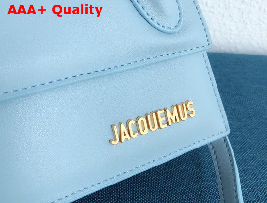 Jacquemus Le Chiquito Long Bag in Light Blue Leather Replica