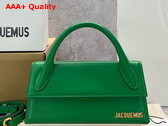 Jacquemus Le Chiquito Long Leather Handbag in Green Replica