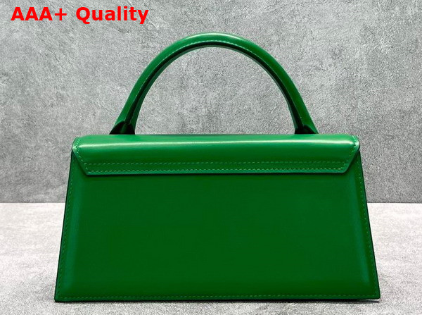 Jacquemus Le Chiquito Long Leather Handbag in Green Replica