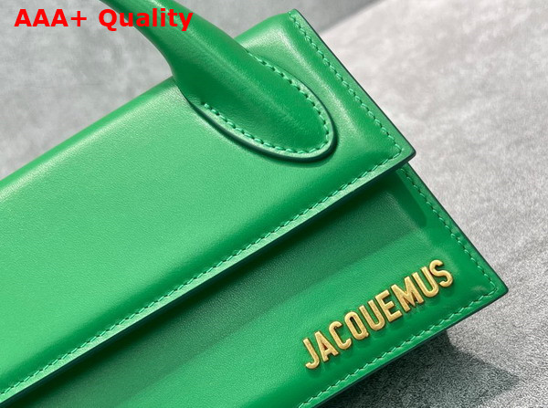 Jacquemus Le Chiquito Long Leather Handbag in Green Replica