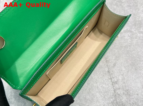 Jacquemus Le Chiquito Long Leather Handbag in Green Replica