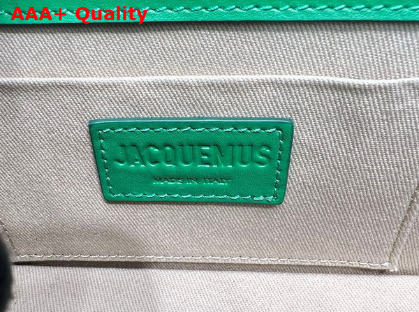 Jacquemus Le Chiquito Long Leather Handbag in Green Replica