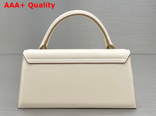 Jacquemus Le Chiquito Long Leather Handbag in Ivory Replica