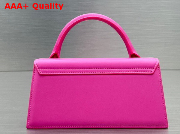 Jacquemus Le Chiquito Long Leather Handbag in Pink Replica