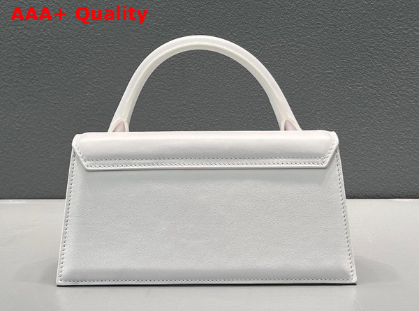 Jacquemus Le Chiquito Long Leather Handbag in White Replica