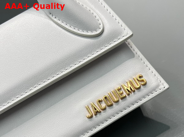 Jacquemus Le Chiquito Long Leather Handbag in White Replica